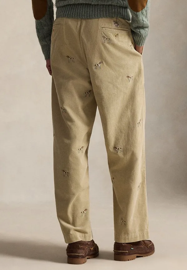 Большие вельветовые брюки-чиносы Polo Ralph Lauren, Paddock Tan — фото 3