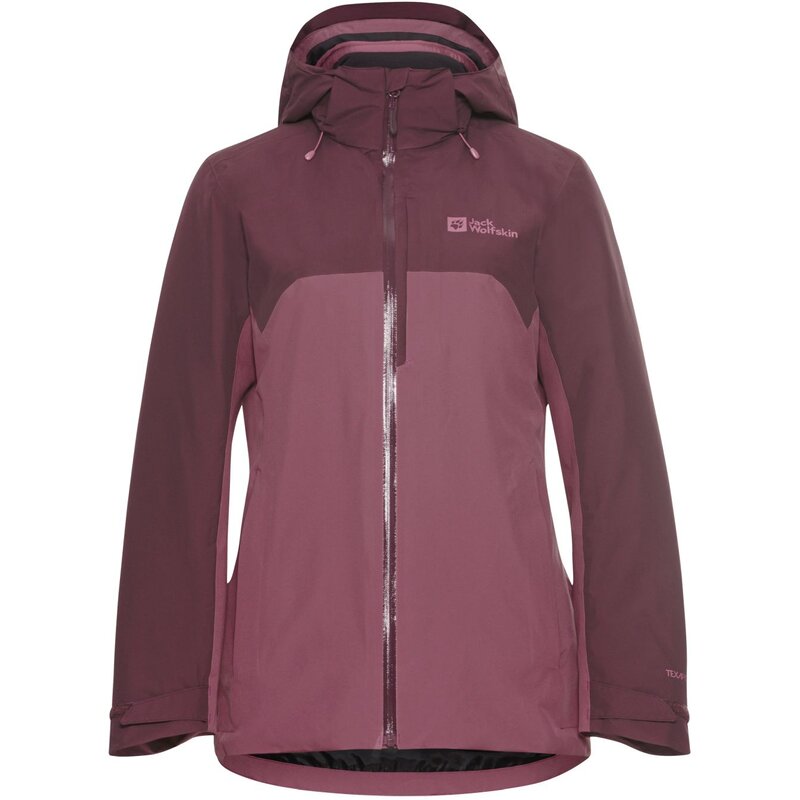 

Функциональная куртка hunberg 3in1 jkt w Jack Wolfskin, цвет raisin
