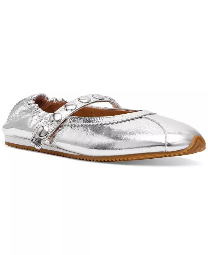 Anaya-St балетки Mary-Jane с шипами Steve Madden, серебро