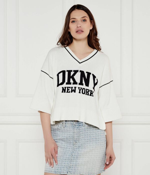 

Свитер Relaxed fit Dkny, белый
