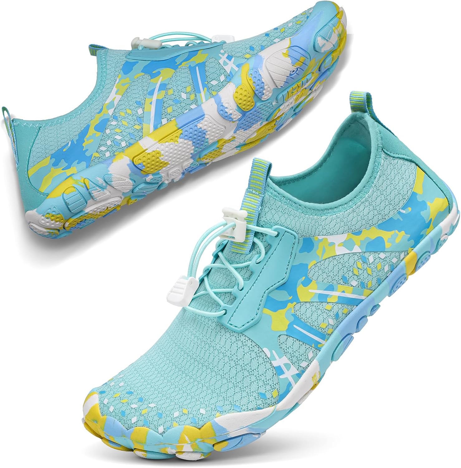 

Походные водные кроссовки для женщин и мужчин для пляжа и плавания ATHMILE, B Green