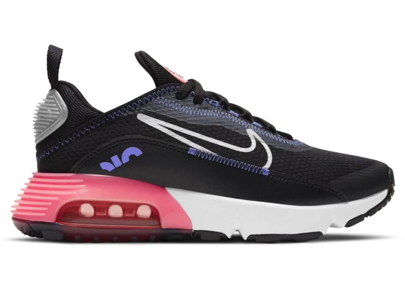 Детские кроссовки Lifestyle Nike Air Max 2090, Black/Sunset Pulse/Sapphire/Metallic Silver