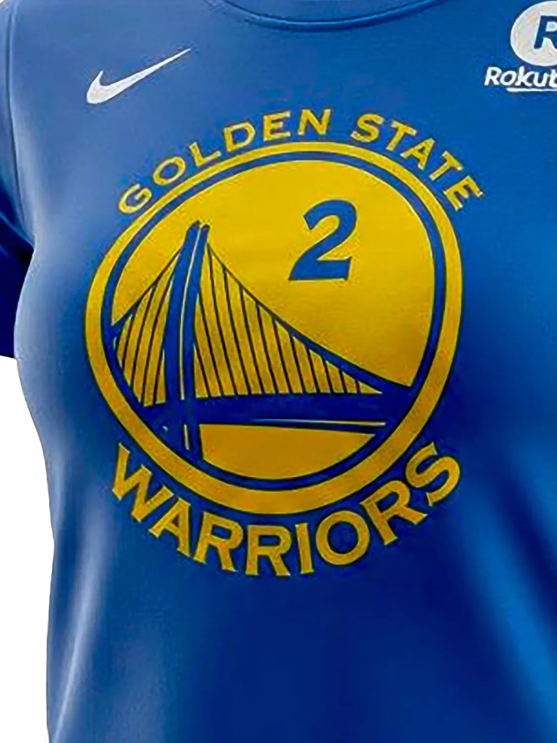 Футболка Golden State Warriors Name & Number Bell из коллаборации с NBA Nike, синий — фото 2