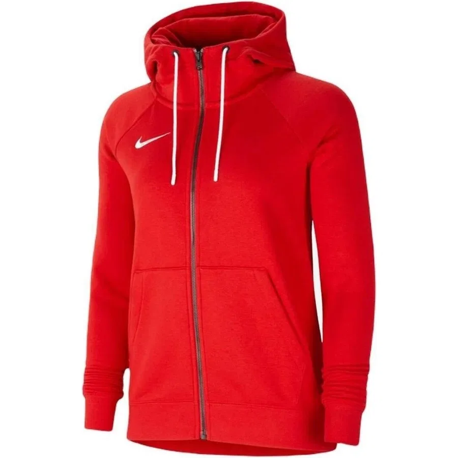 Худи женское с капюшоном и полной застежкой-молнией Nike Park 20, Серый — фото 4