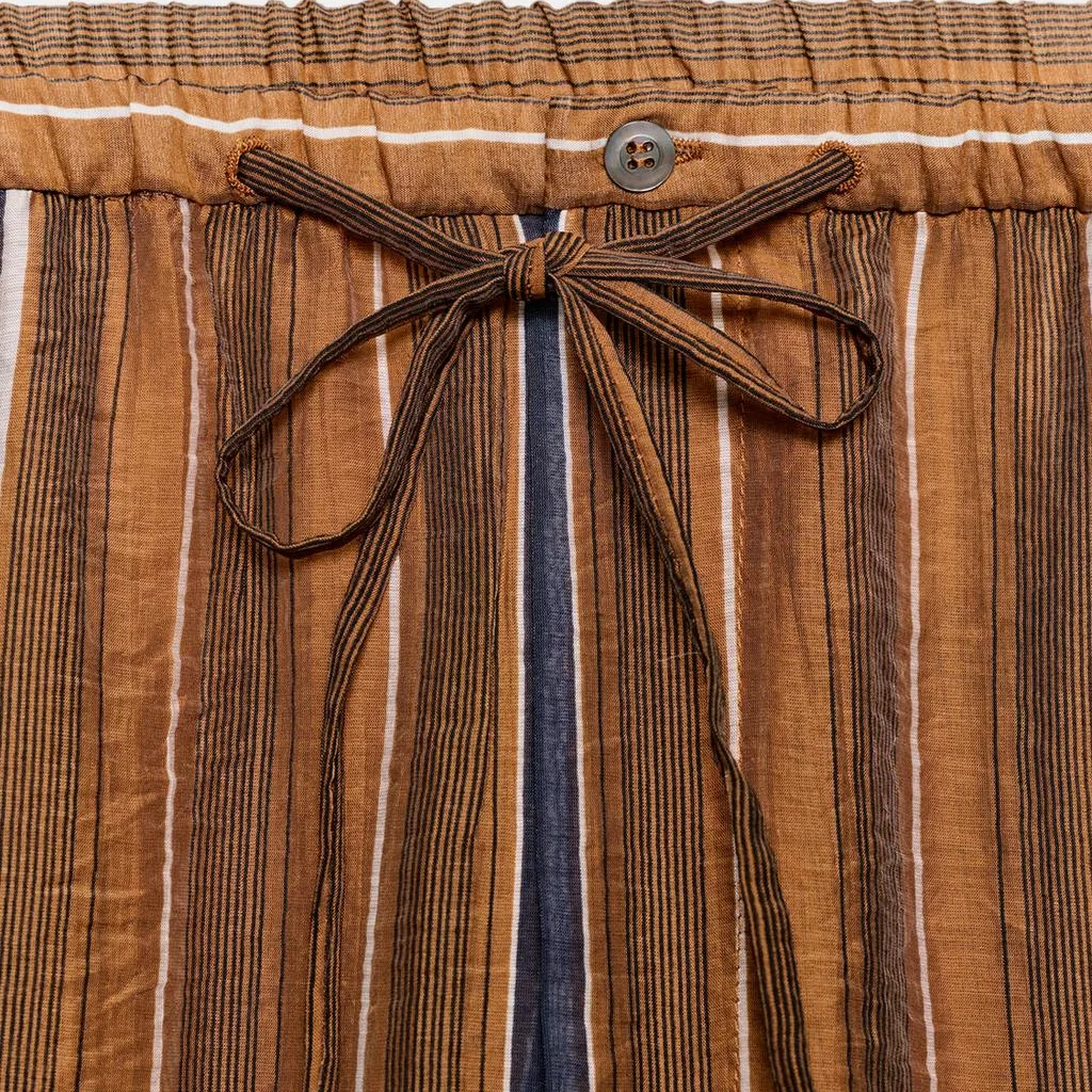 Женские брюки свободного кроя Brown ZARA, Brown — фото 4