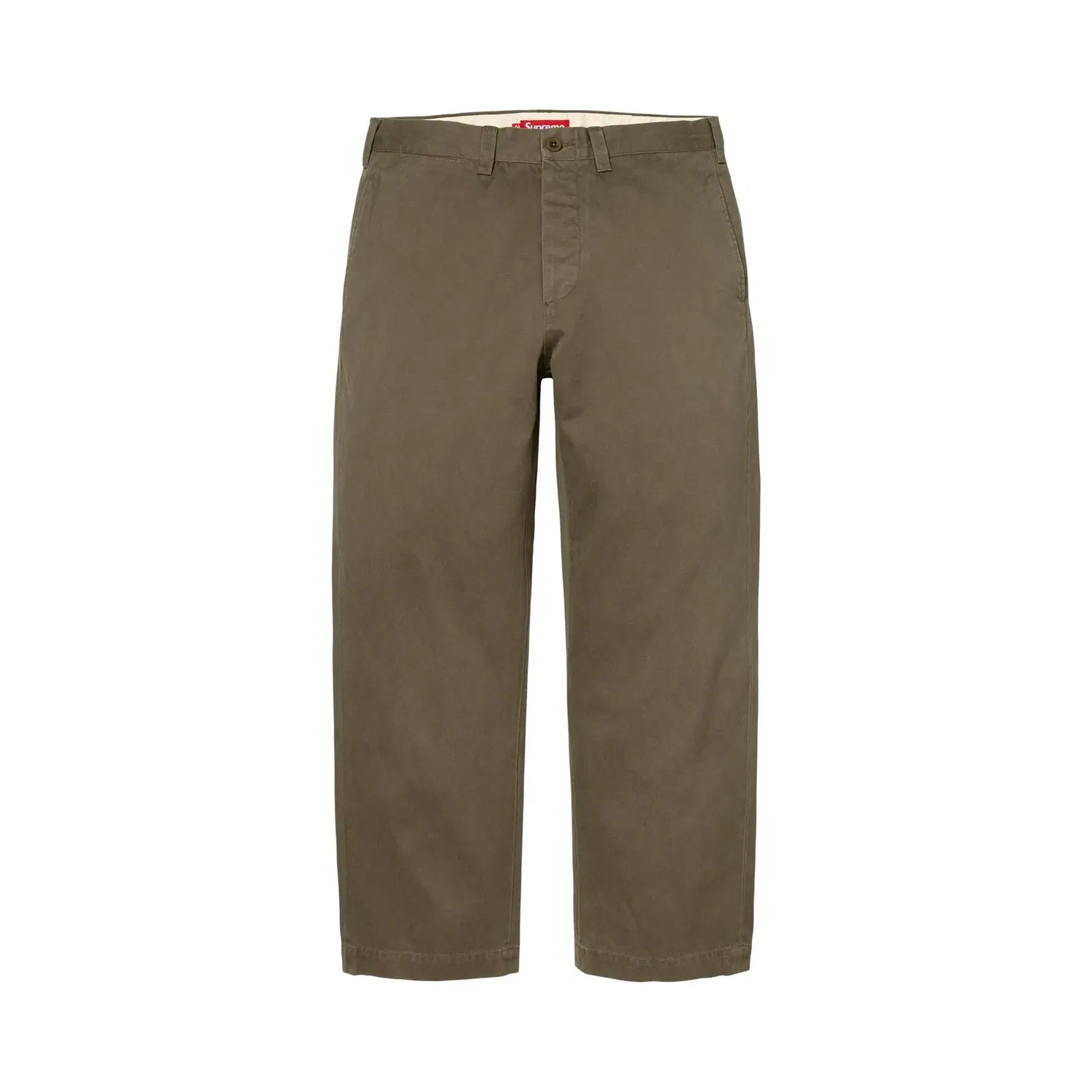 Брюки чинос хлопковые Olive Supreme