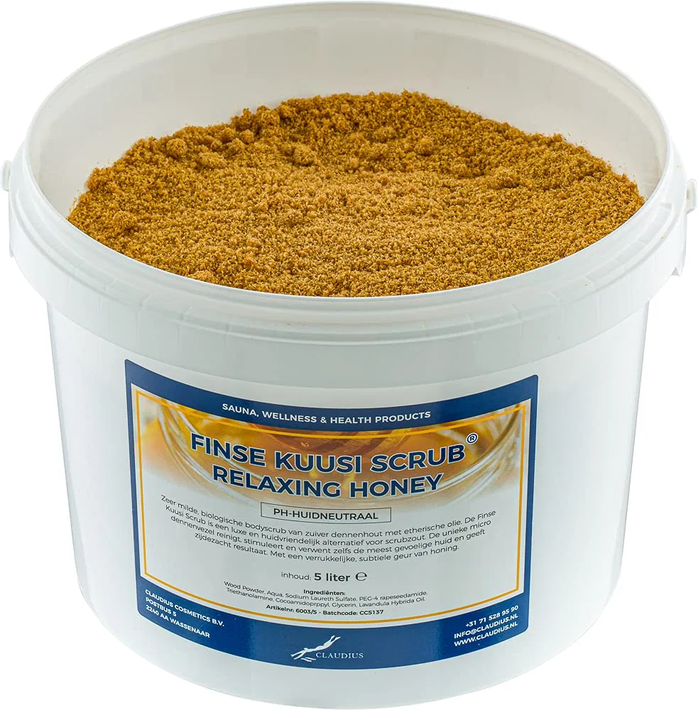 Скраб для тела Finse Kuusi Relaxing Honey Scrub, Claudius, 5 л