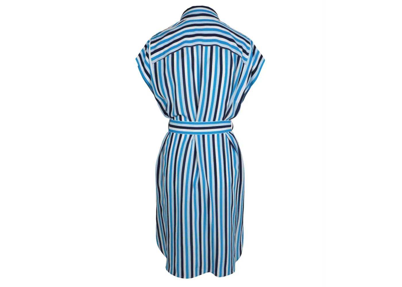 Женское платье-рубашка полосатое Nella Burberry, Blue — фото 2