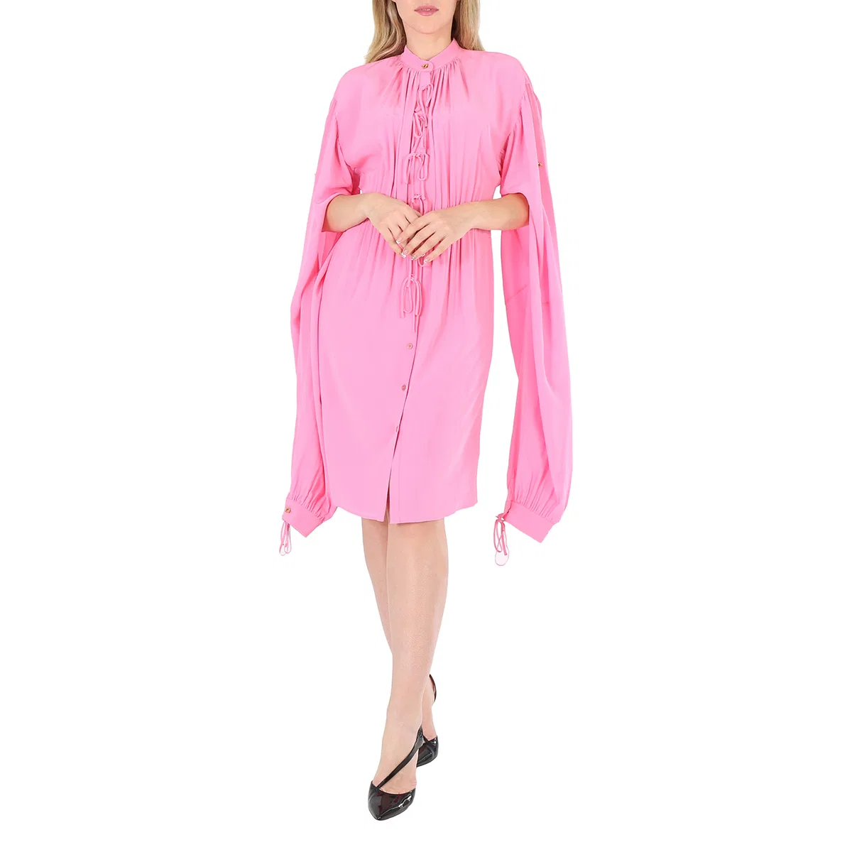 Платье Joyce из шелка Burberry Ladies, Bubblegum Pink