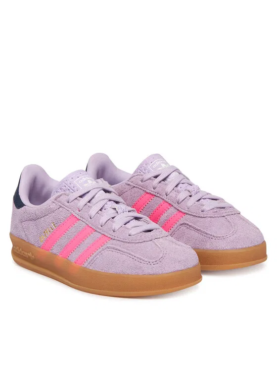 Кроссовки Gazelle Indoor Shoes Adidas, фиолетовый — фото 2