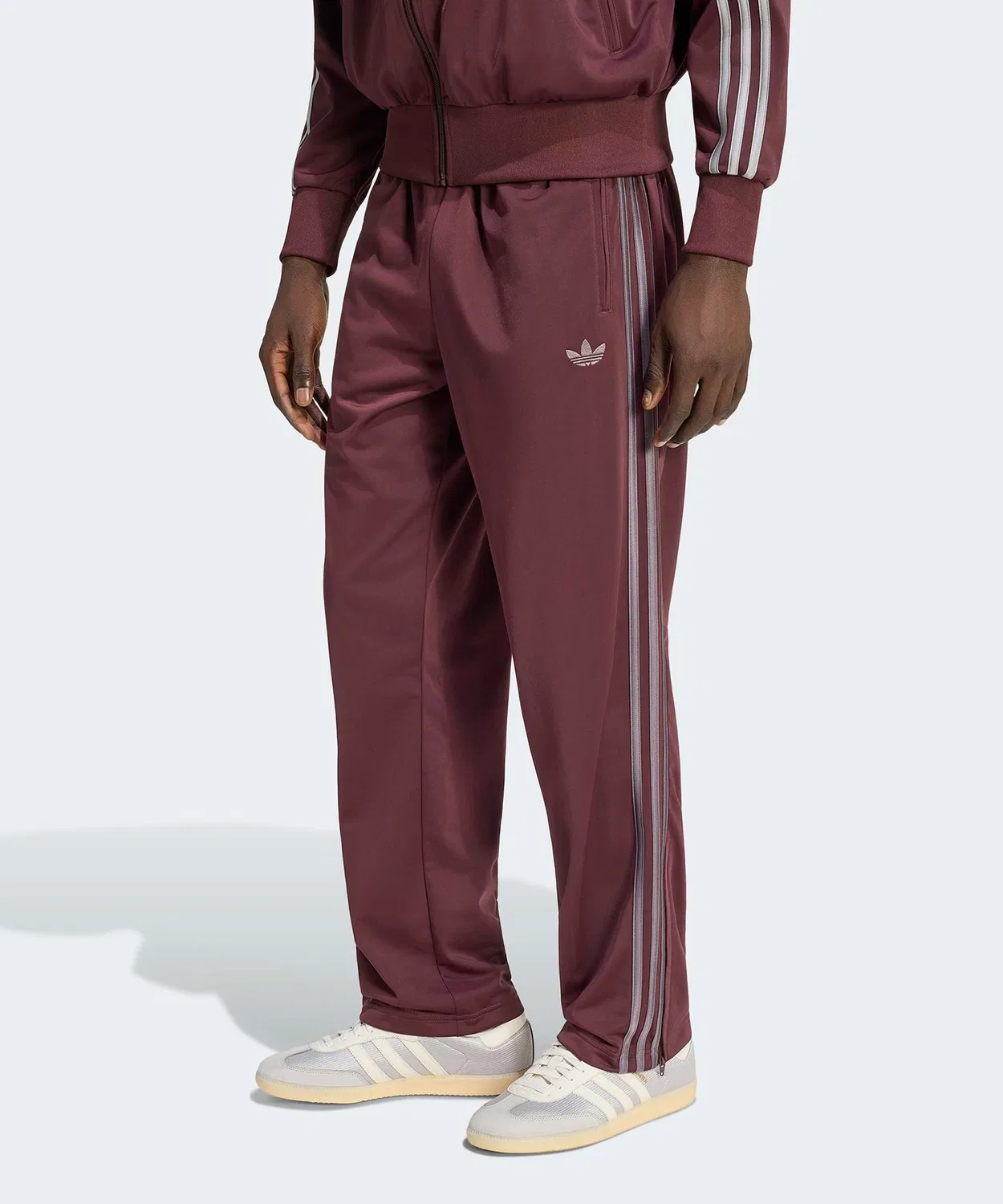 Мужские спортивные брюки с регулируемым поясом Firebird Track Pants Adidas, Red — фото 3