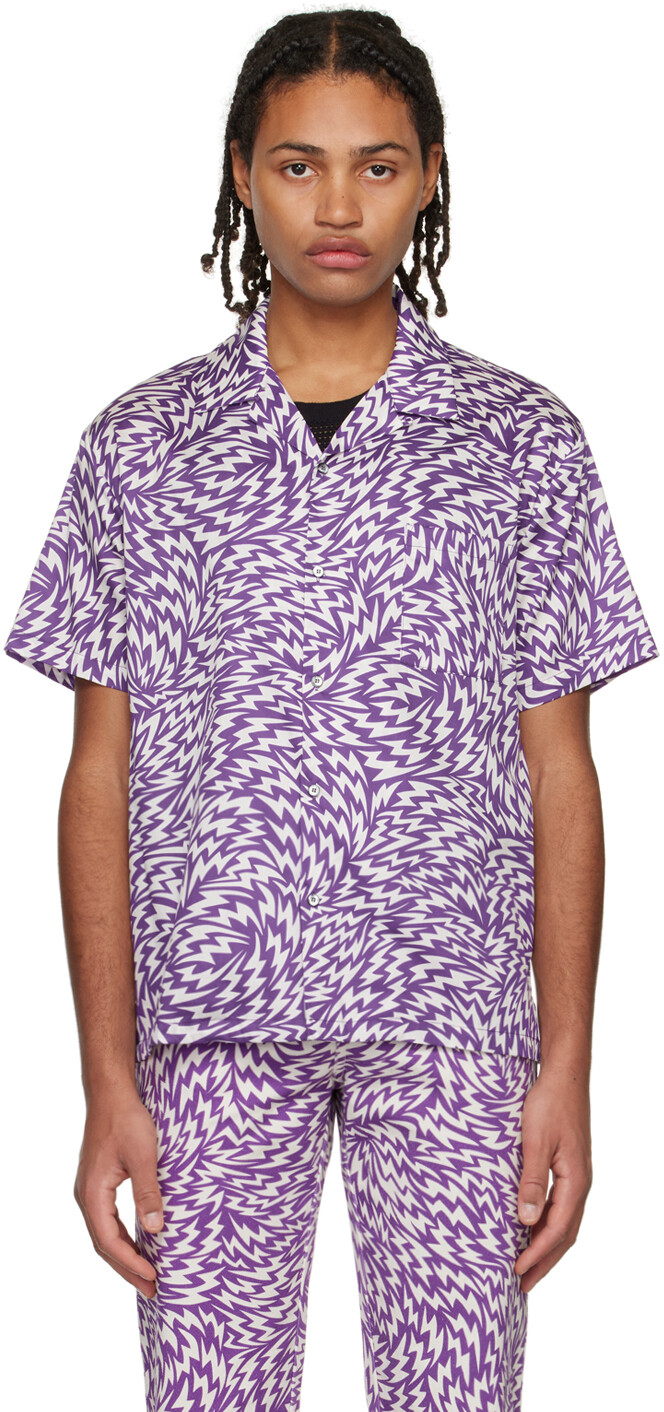 

Фиолетово-белая рубашка She's Electric Double Rainbouu