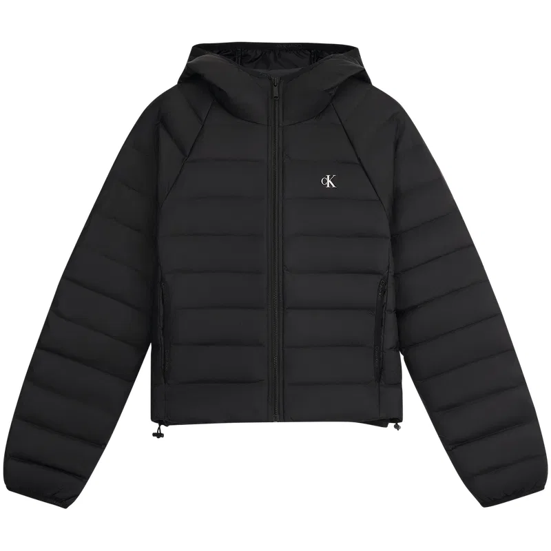 Женский пуховик с капюшоном Moderate Calvin Klein, Space Black
