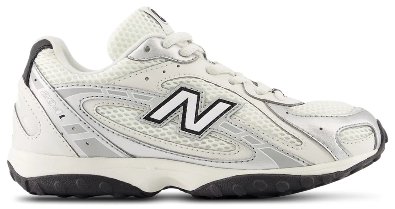 Кроссовки для мальчиков 204L New Balance, серебристый/черный