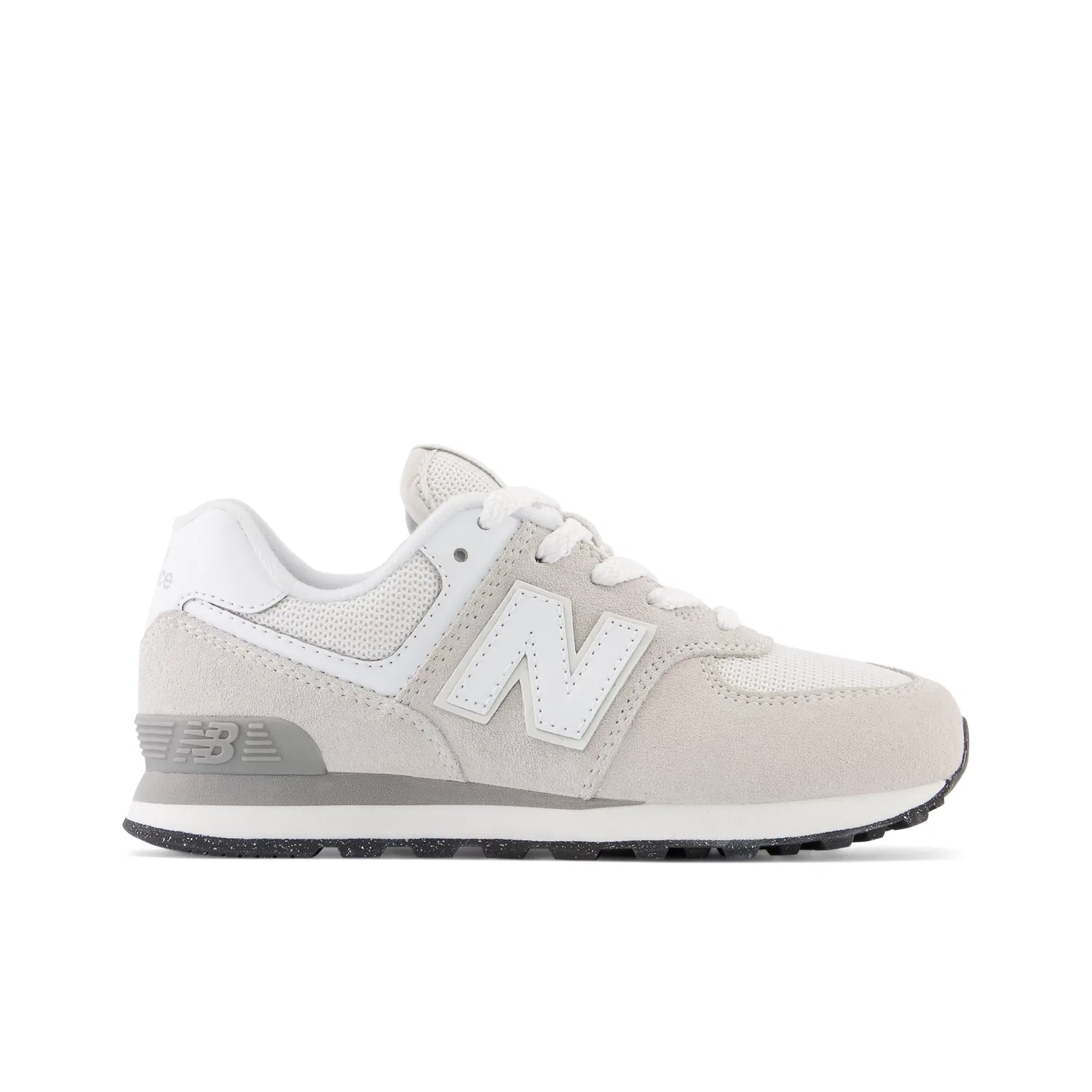 Детские кроссовки на шнуровке 574 Core Lace New Balance, Nimbus Cloud With White