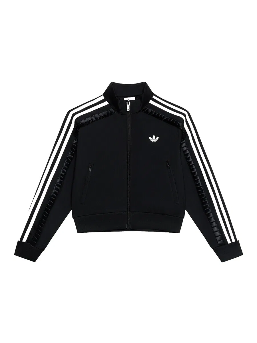Худи на молнии ADIDAS ORIGINALS 'FIREBIRD' черного цвета