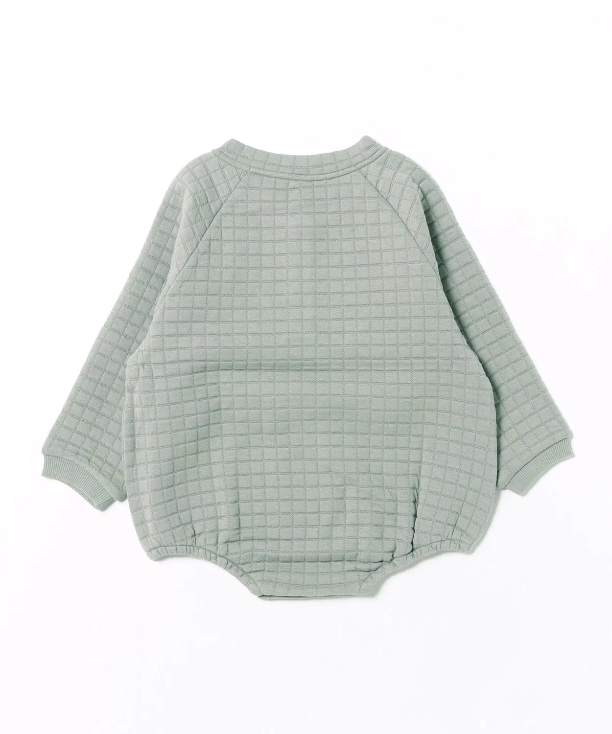 Mag. Детский длинный боди-комбинезон с принтом Henley Bubble Romper Dusty Blue — фото 2