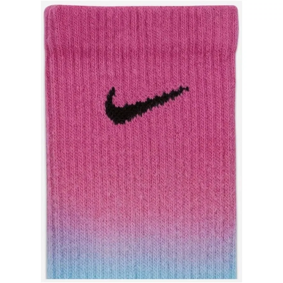 Комплект носков с принтом Everyday Plus Cushioned Crew Nike, Разноцветный — фото 4