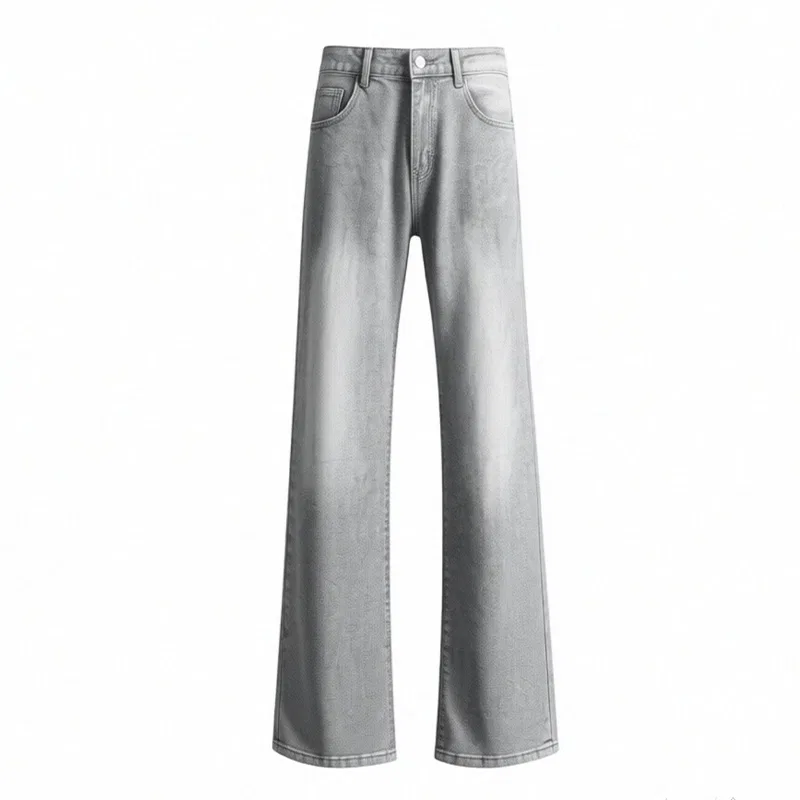 Детские классические джинсы с радужным принтом, MostwantedLab, Concrete Gray