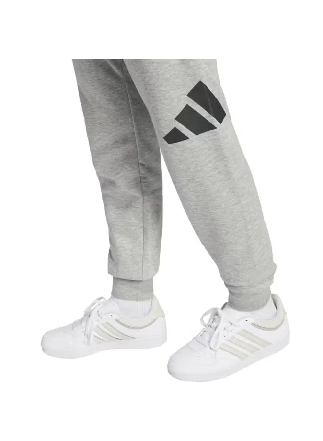 Штаны из флиса с манжетами Essentials big logo Adidas, серый — фото 4