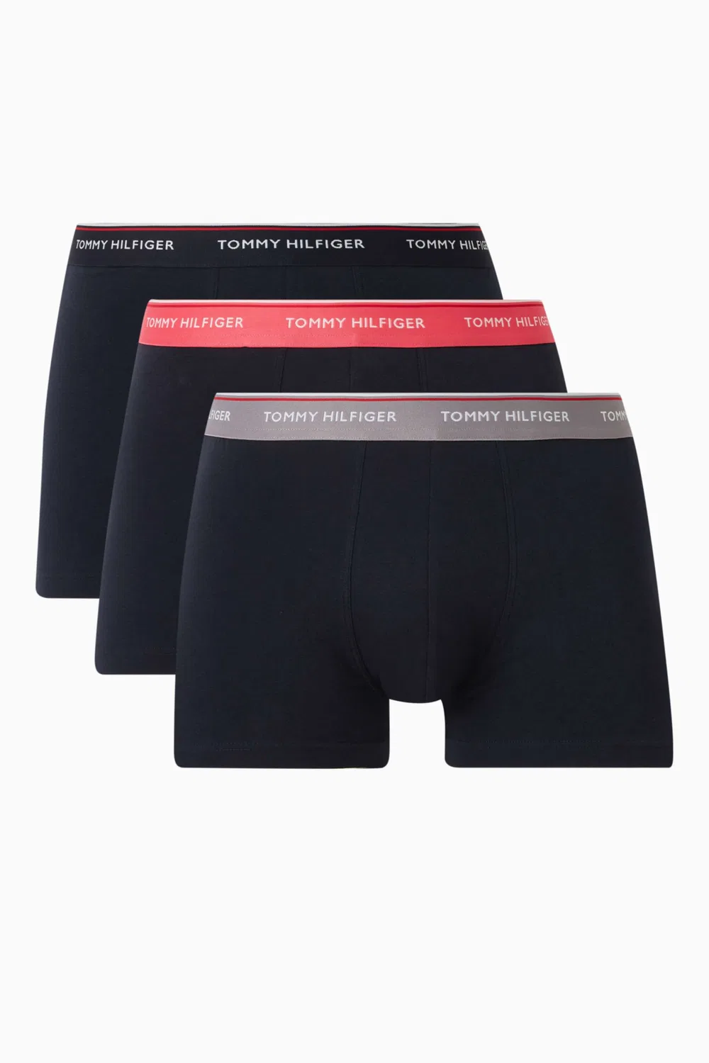 Трусы-боксеры из хлопкового джерси с логотипом, комплект из 3 штук, Tommy Hilfiger, синий