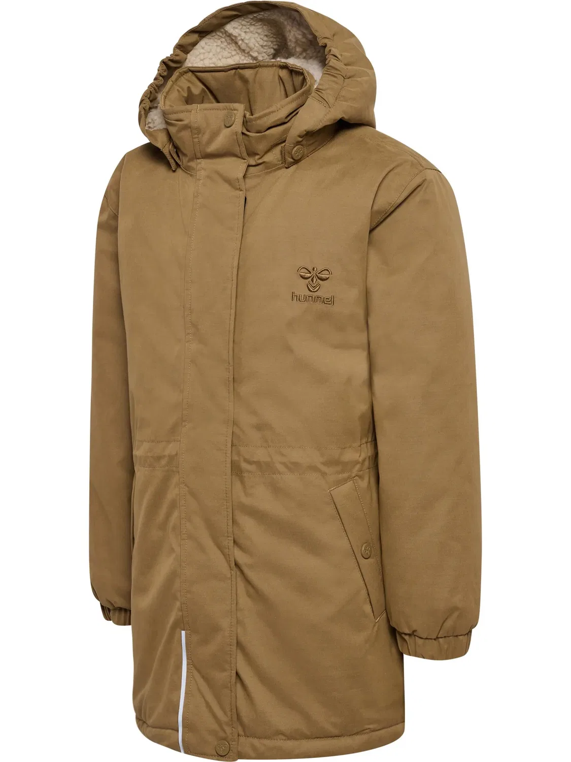 Детская куртка на молнии Hmlathena Lifestyle Hummel, Naturweiß Taupebeige — фото 2