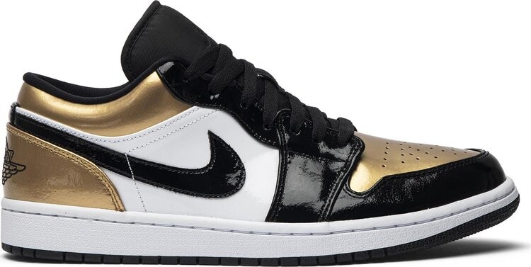 

Кроссовки Air Jordan 1 Low Gold Toe, золотой, Желтый, Кроссовки Air Jordan 1 Low Gold Toe, золотой