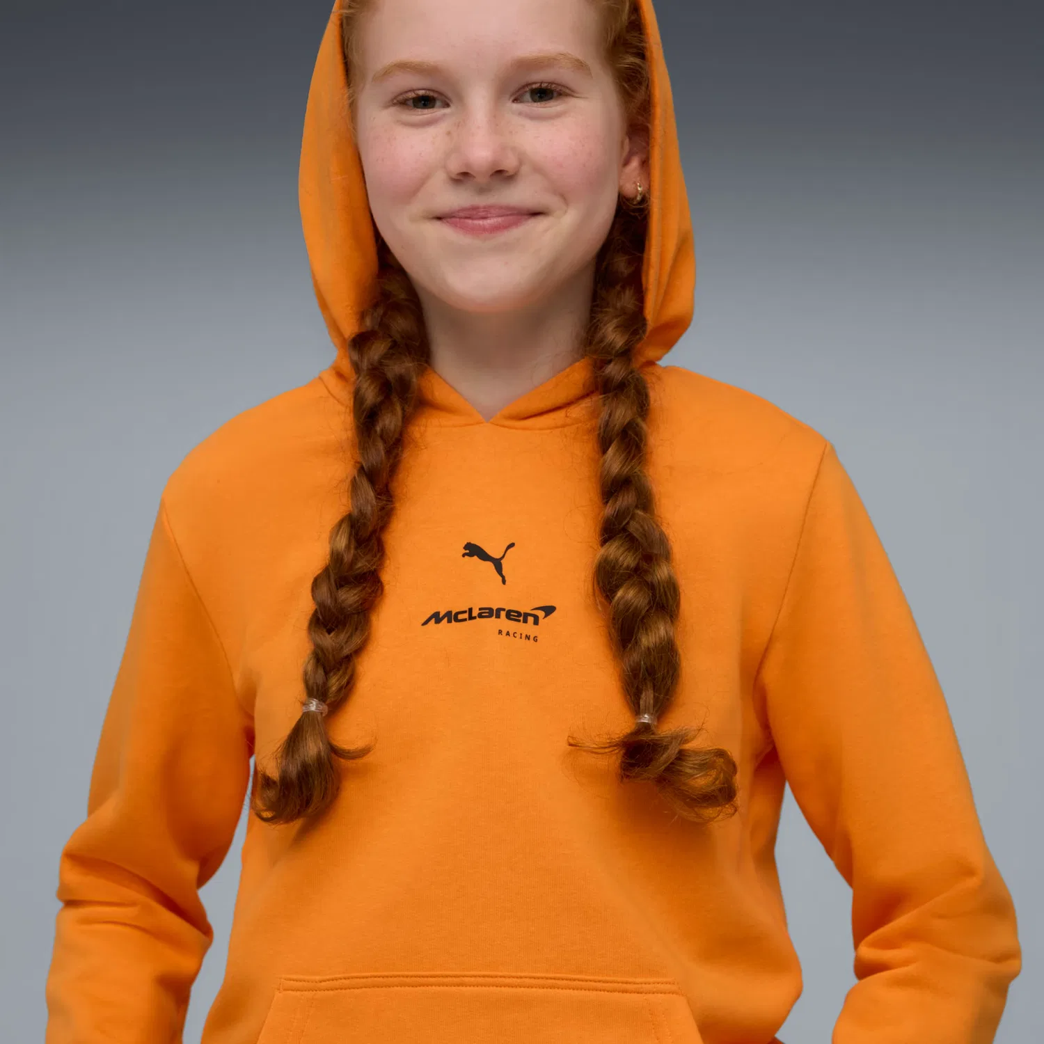 Толстовка для детей постарше Mclaren Racing Essentials Puma, Papaya — фото 2