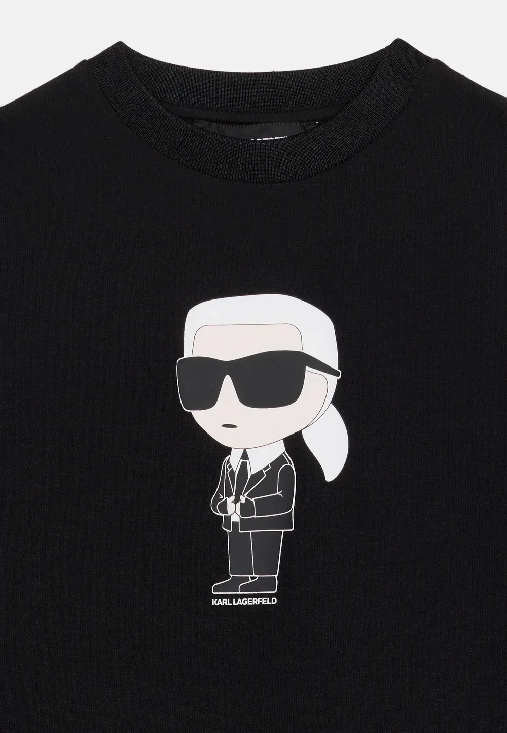 Толстовка Iconik унисекс - толстовка Karl Lagerfeld Kids, Mottled Anthracite — фото 3