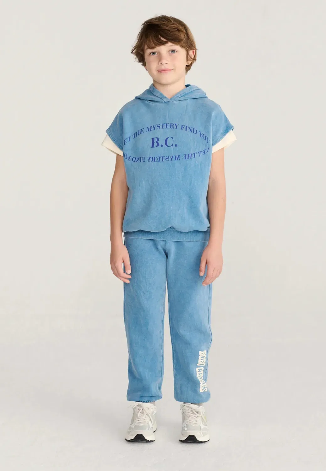 Спортивные штаны в стиле поп-музыки унисекс Bobo Choses, Rinsed Denim — фото 2