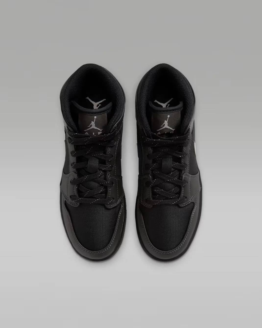 Кроссовки подростковые Nike Air Jordan 1 Mid Utility, черный — фото 3