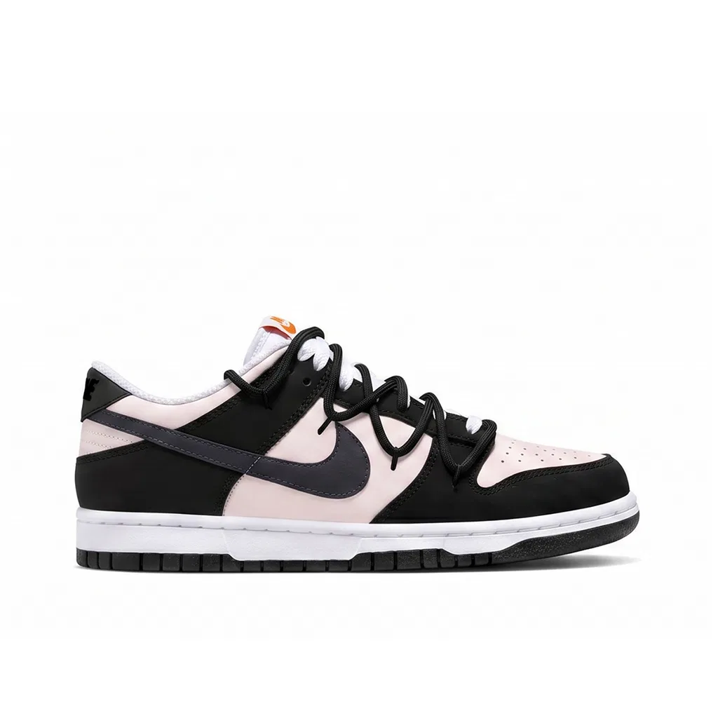 Детские кроссовки для скейтбординга низкие Nike Dunk, Black Pink — фото 3