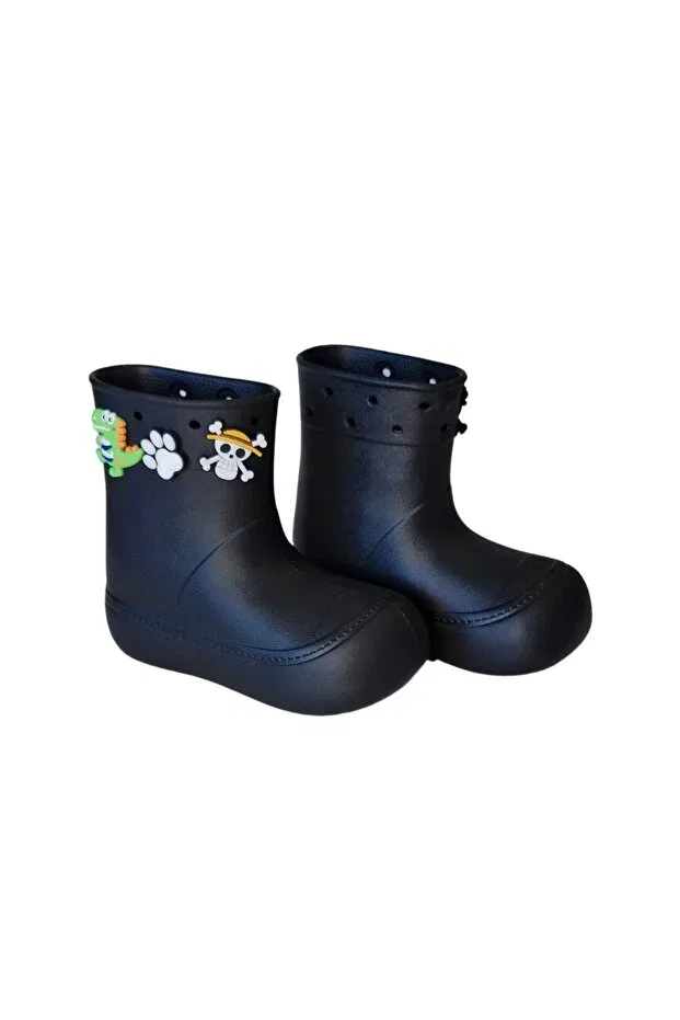 Детские сапоги водонепроницаемые Super star sock set Casabony, Black — фото 2