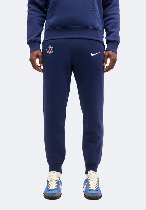 Брюки спортивные, tapered, Psg Club Nike Performance midnight темно-синий/white