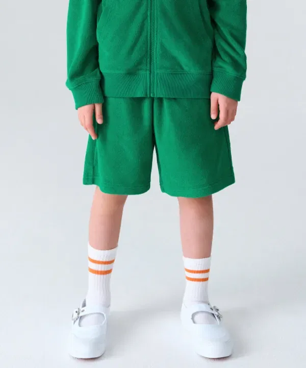 Шорты махровые, Musinsa Standard Kids, ирландский зеленый