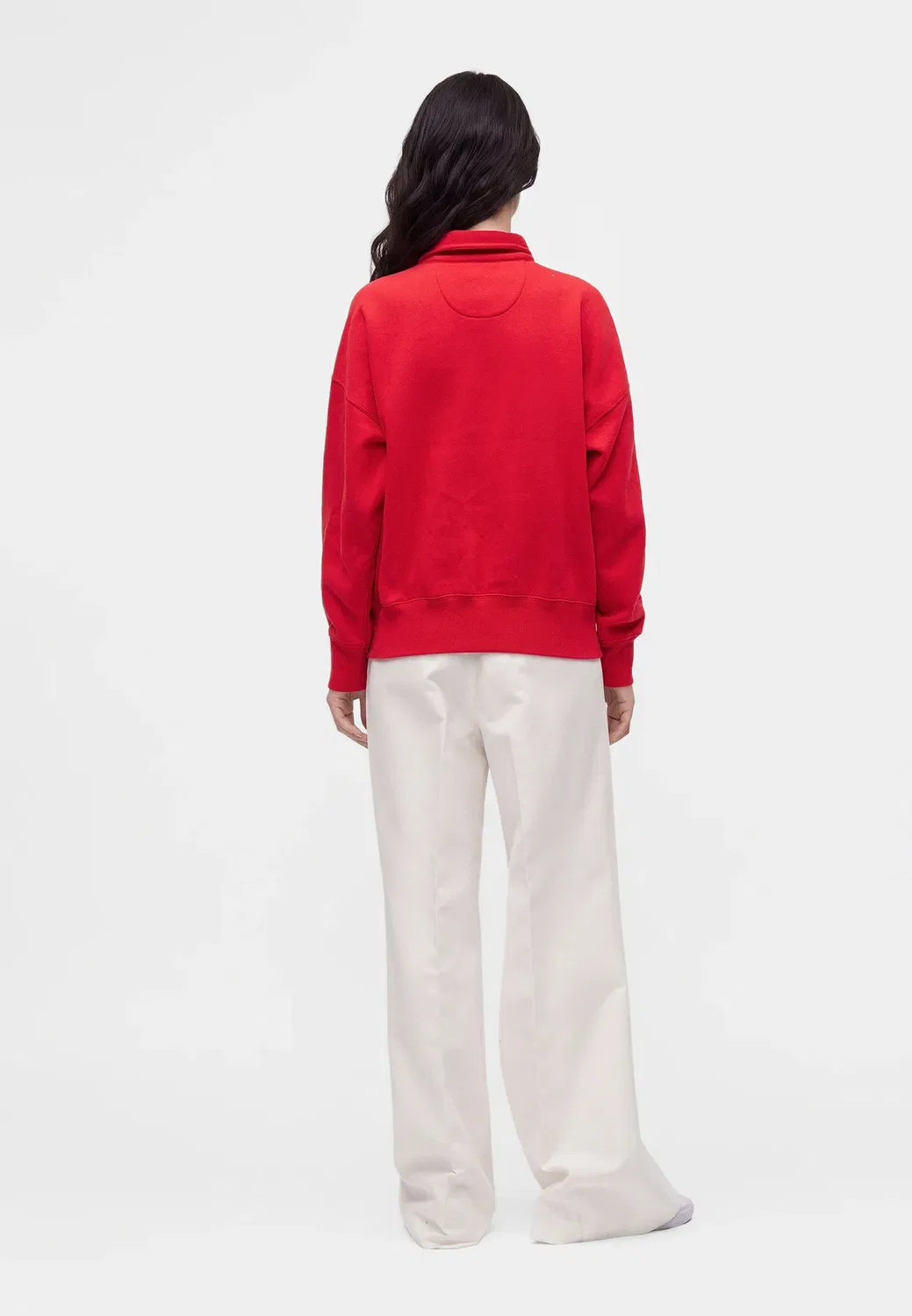 Толстовка с застежкой-молнией до середины груди Polo Ralph Lauren, Very Red — фото 3