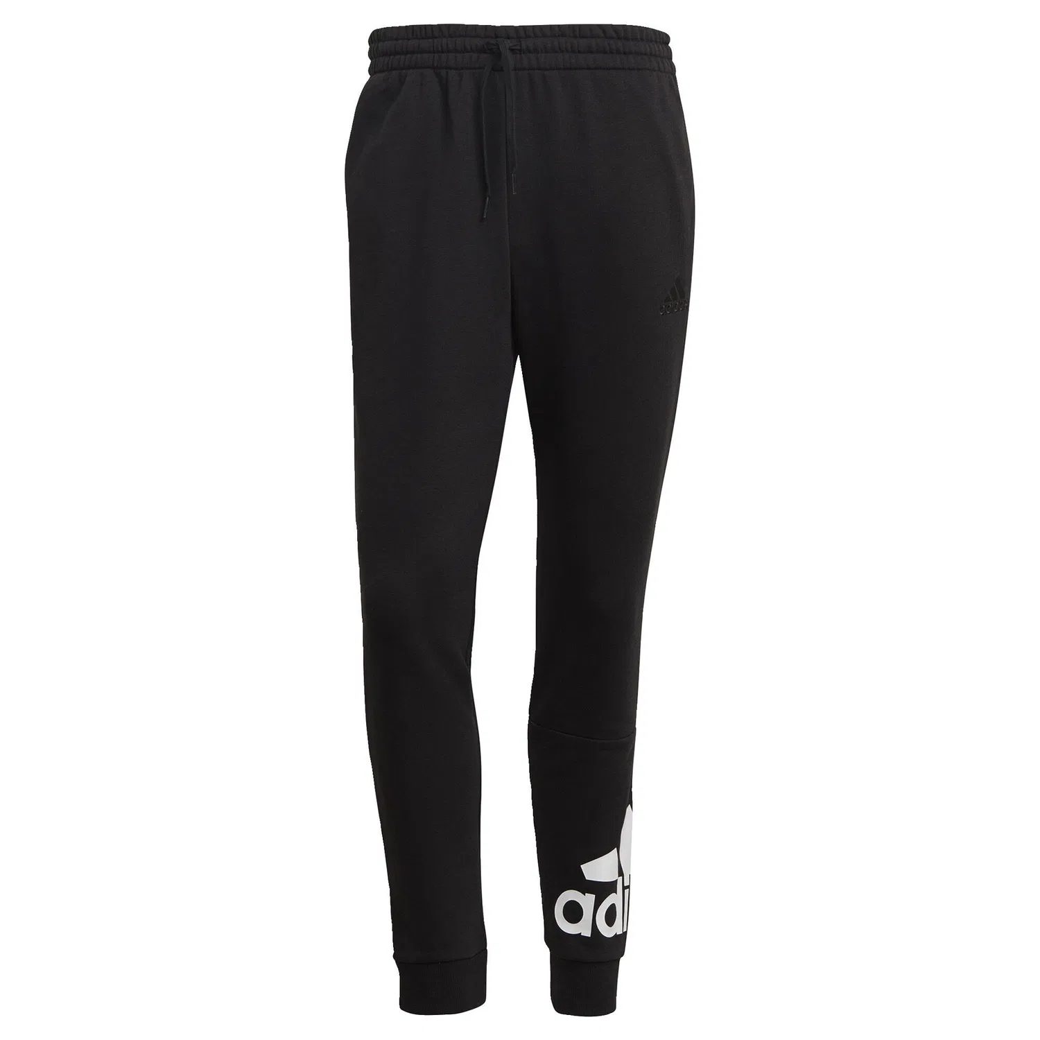 Мужские спортивные штаны из французского терри Essentials French Terry Tapered Cuff Logo, Adidas, Schwarz / Weiss