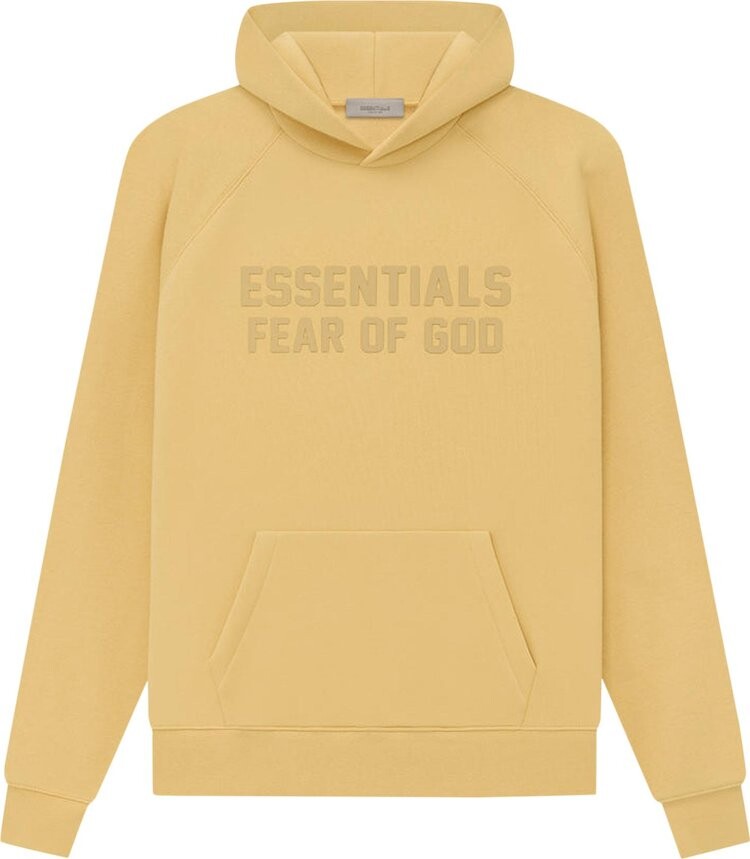 Худи Fear of God Essentials Hoodie 'Light Tuscan', желтый — фото 2