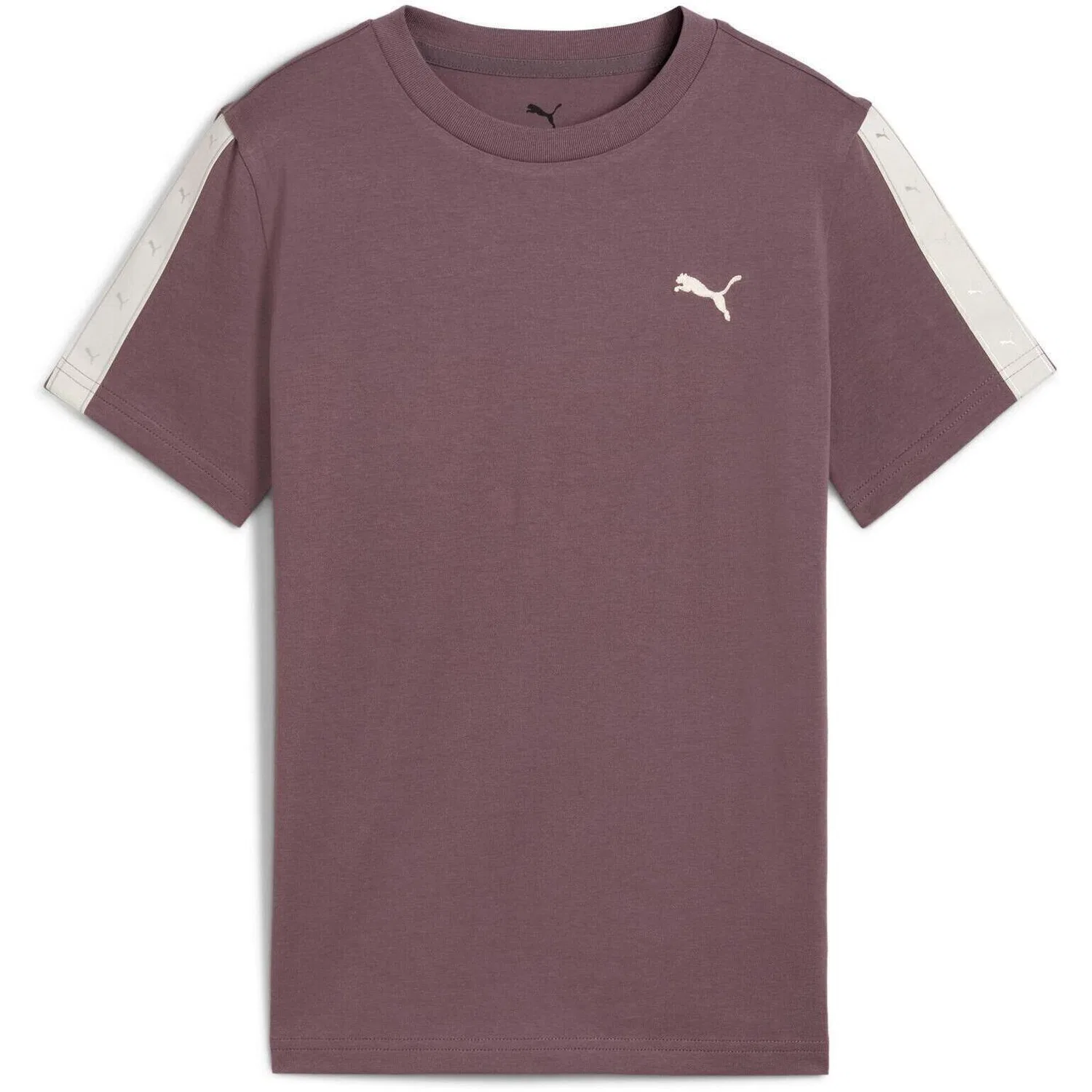 Детская футболка с принтом Ess Tape Tee Puma, Violett Malvenfarben Purpur