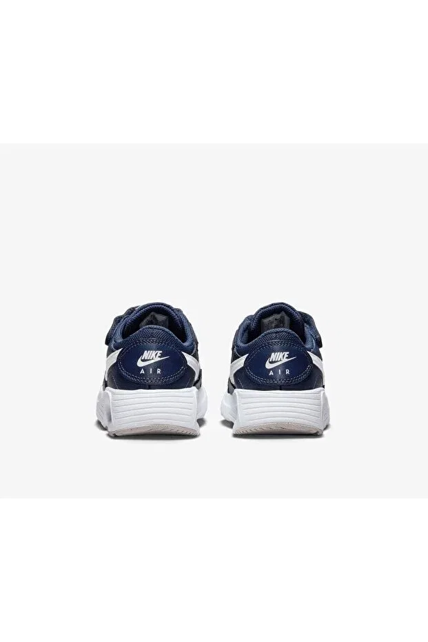 Детские кроссовки для девочек текстильные Air max sc Nike, Navy Blue — фото 4