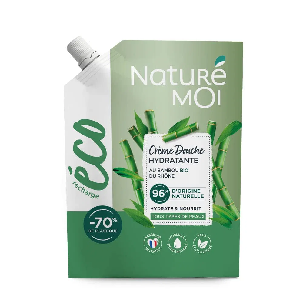 Гель для душа увлажняющий Eco-Refill Organic Bamboo Naturé moi, 500 мл