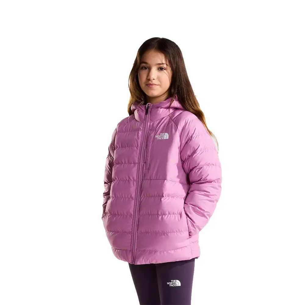 Детская куртка для девочек с принтом Reversible Perrito The north face, Pink