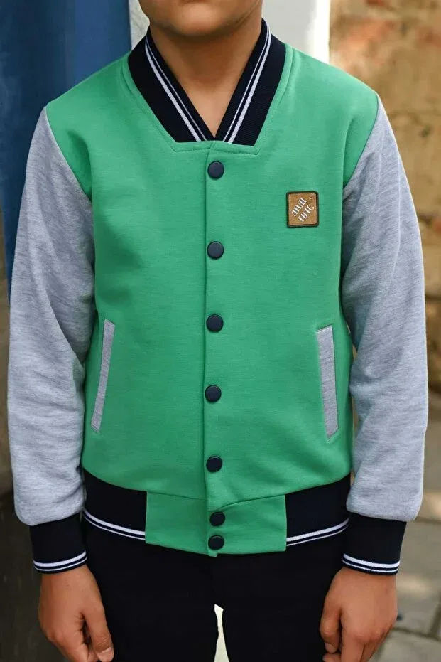 Детский кардиган хлопковый Uslukids, Green