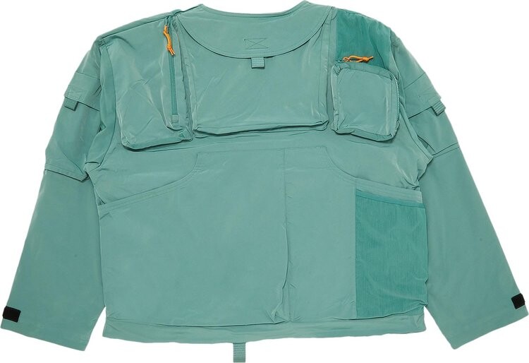 Куртка Nike x Cactus Plant Flea Market Fisherman Jacket In Green, зеленый — фото 3