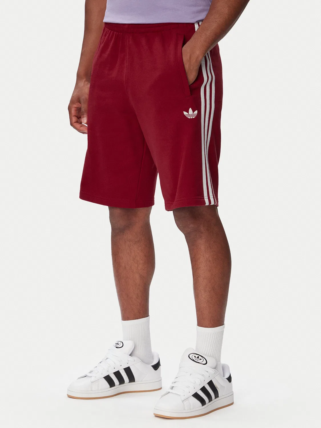Мужские спортивные шорты стандартного кроя Shorts Adidas, красный