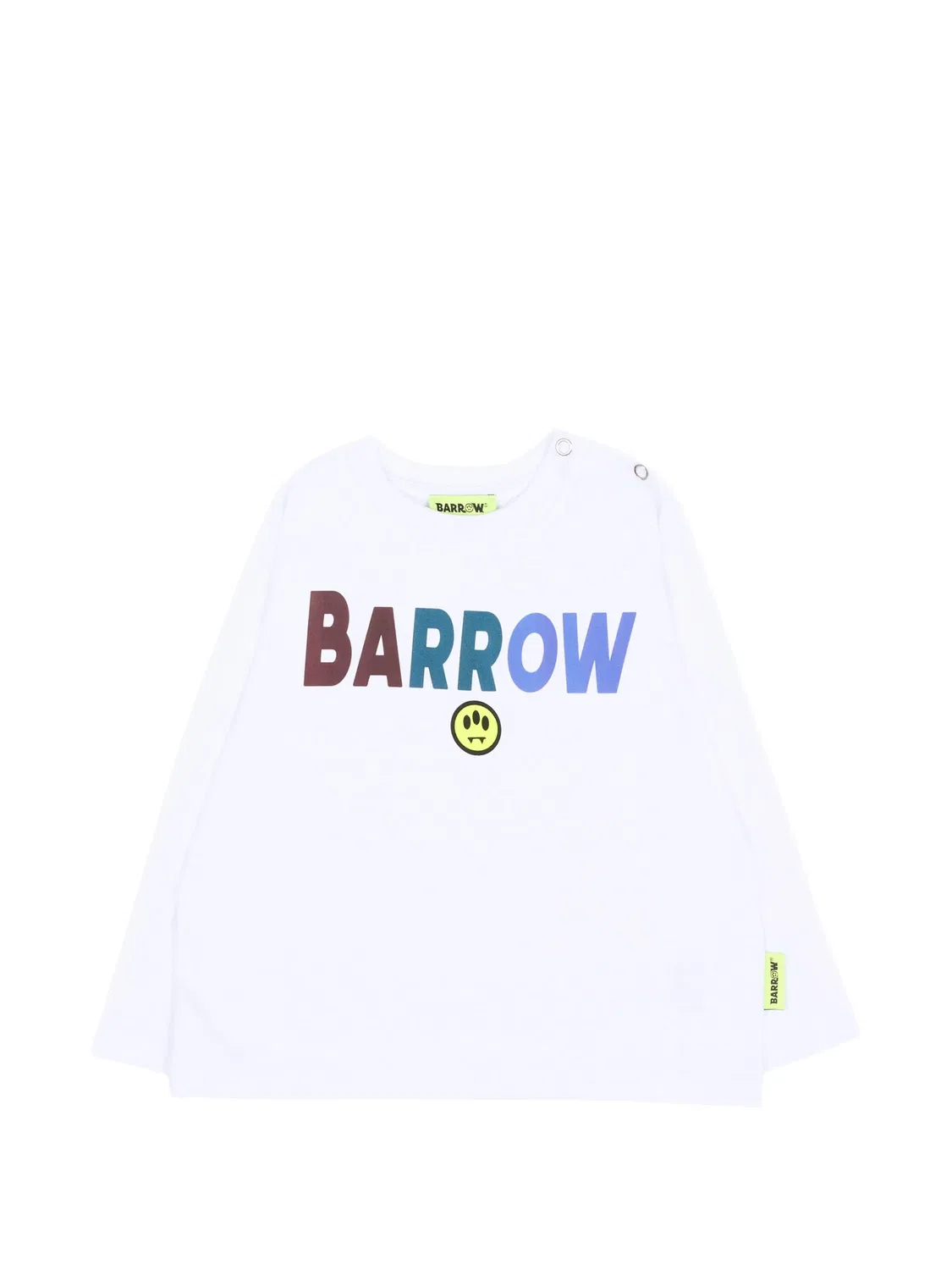 Лонгслив с логотипом Barrow Kids, белый
