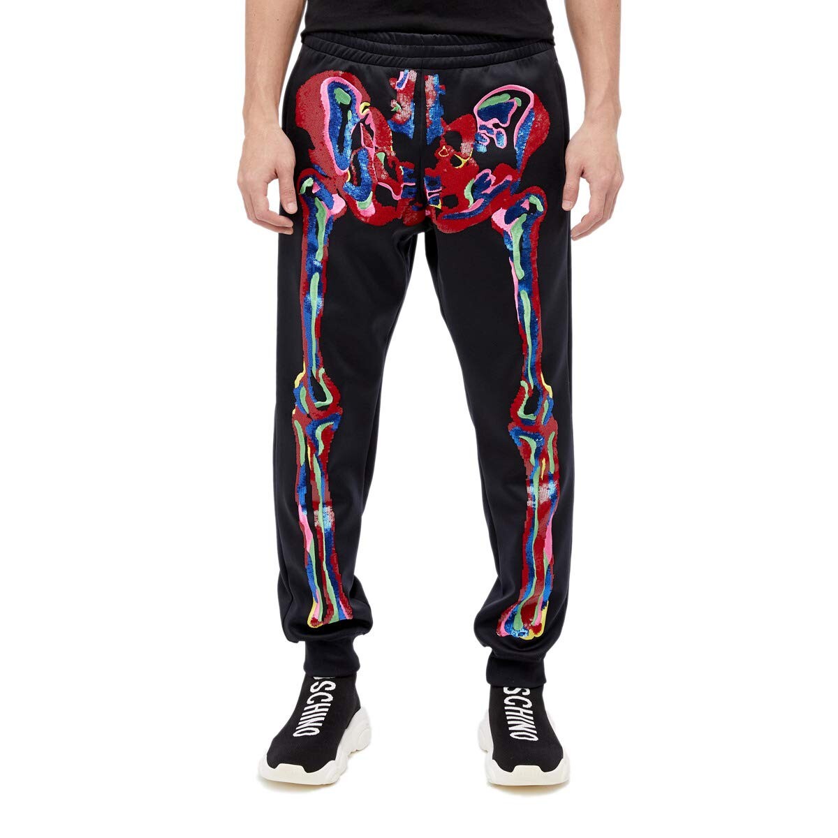 

Брюки Moschino, Skeleton Trousers, Черный, Брюки Moschino, Skeleton Trousers