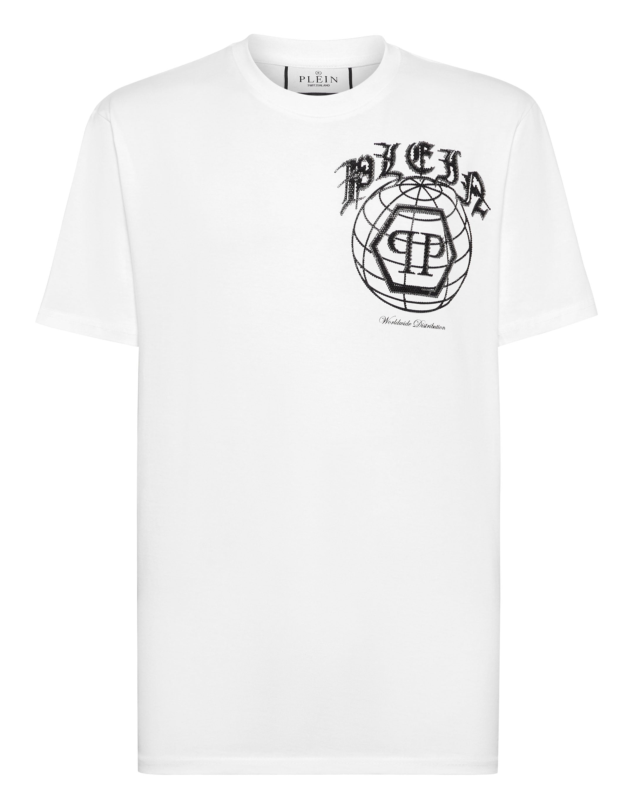 

Футболка с круглым вырезом SS PHILIPP PLEIN, белый