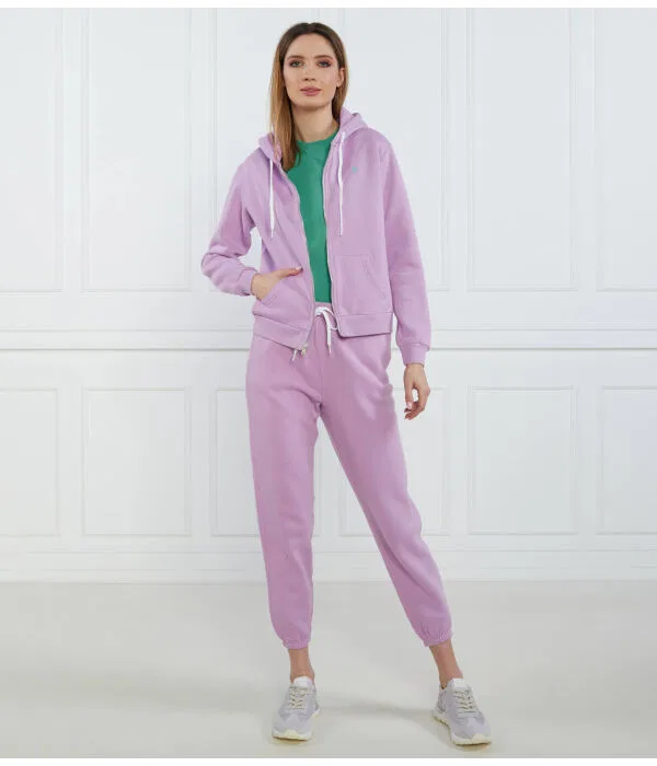 Женское худи Relaxed Fit Polo Ralph Lauren, фиолетовый — фото 2