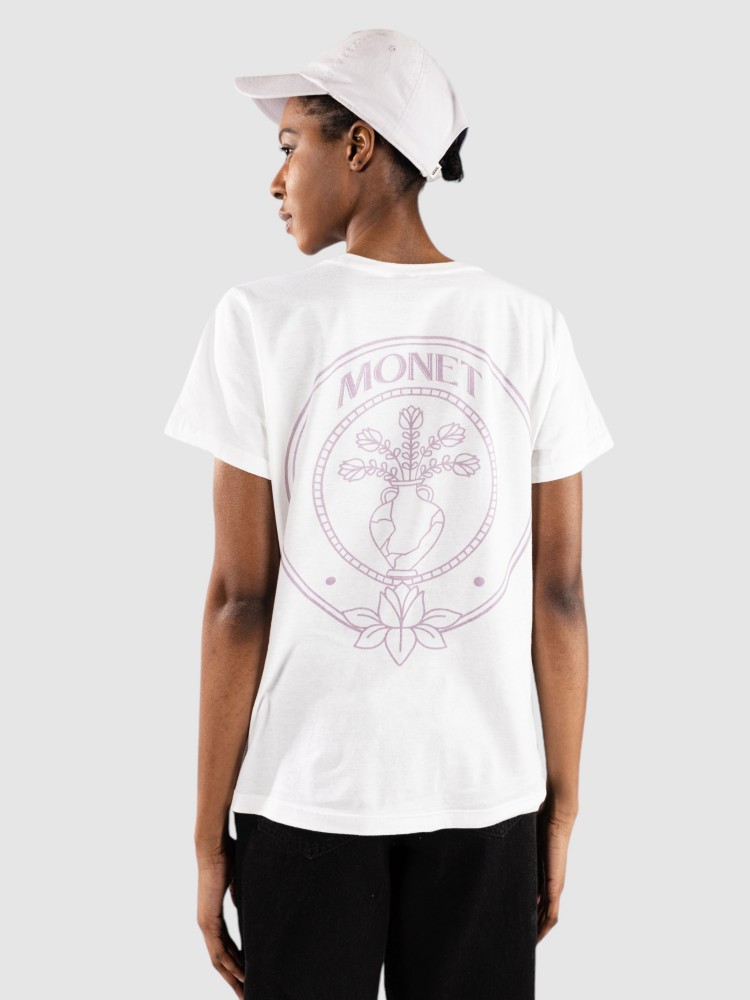 

Футболка Monet Skateboards Old Money T-Shirt, white cap off white, Белый, Футболка Monet Skateboards Old Money T-Shirt, white cap off white